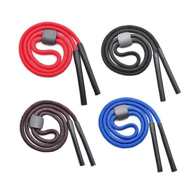 Glasses Lanyard Sports Comfortable Nylon Adjustable Spectacles Neck Strap Cord Black Eyeglass Cases & Storage