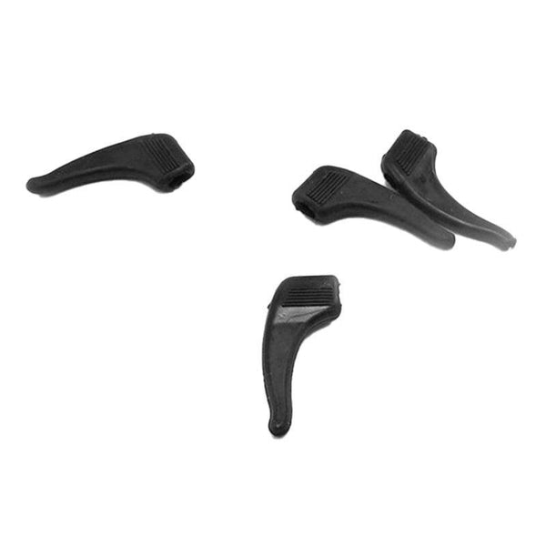 Silicone Glasses Ear Hooks Anti Slip Grip Spectacle Holder Sports Temple Tips Black Reading Glasses