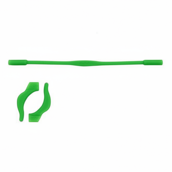Silicone Glasses Strap And Ear Grip Set Eyeglasses Holder Cord With Hooks 20Cm Green Eyeglass Cases & Storage