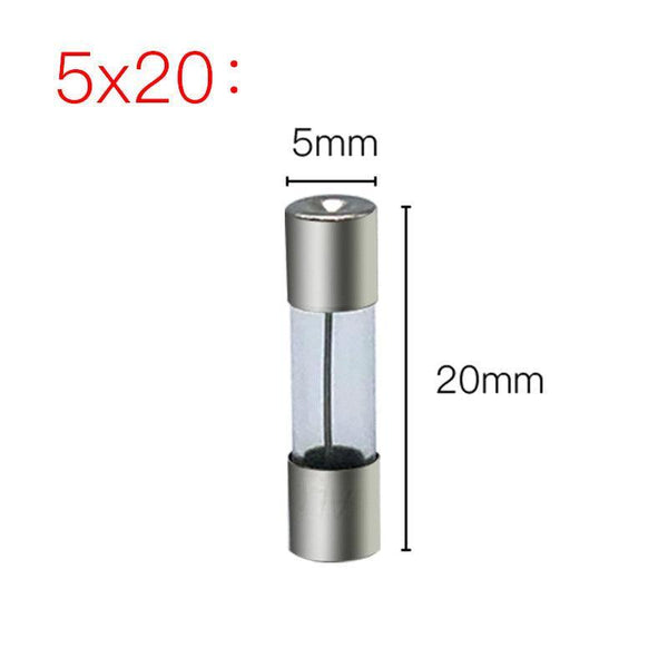 20Pcs M205 Glass Fuse 5Mm X 20Mm Slow Blow 250V / 1A Amp F1a Other Electrical Equipment