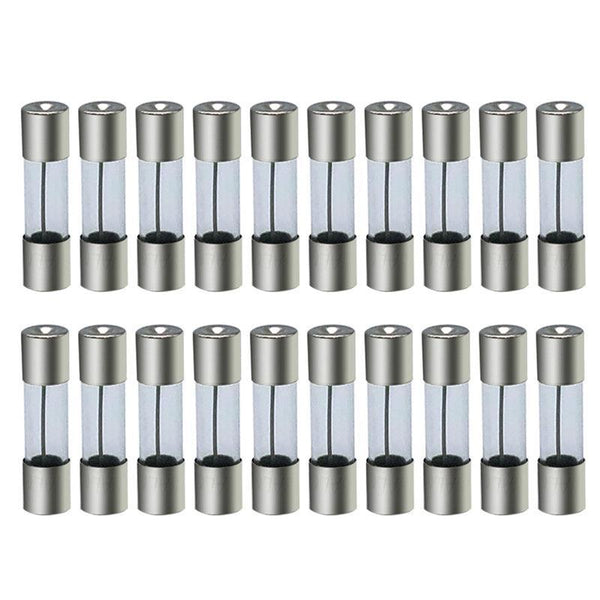 20Pcs M205 Glass Fuse 5Mm X 20Mm Slow Blow 250V / 1A Amp F1a Other Electrical Equipment