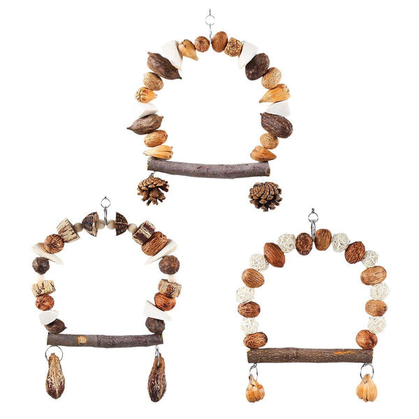 Parrot Chew Toy For Training Climbing Grinding Teeth Relief Durable Bird Pine Cones Birds Toys