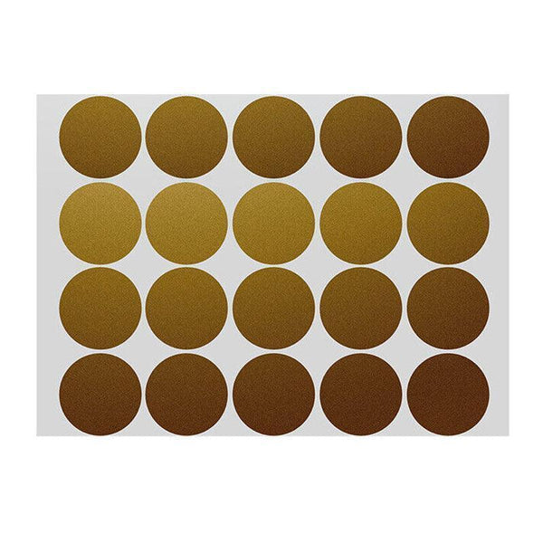 Gold Assorted Sizes Colour Sticker Dots Adhesive Round Labels Circular Spot Scrapbook 13Mm*132 Scrapbooking Stickers