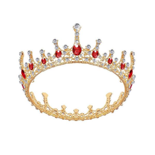 Princess Wedding Crown Bridal Round Tiara Headpiece Hair Accessories