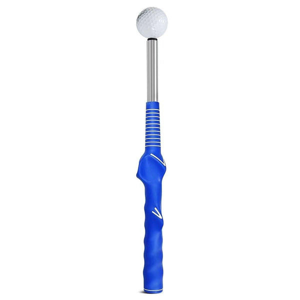 Golf Swing Training Aid Telescopic Impact Sound Stick Exercise Tool For Practice Red Swing Trainers