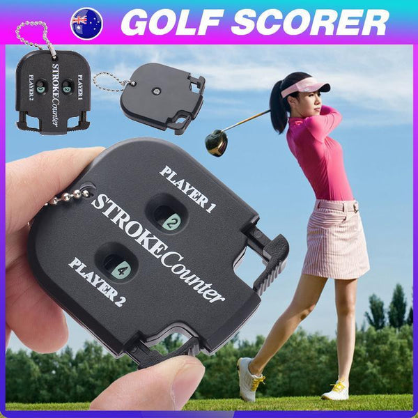 Golf Count Shot Stroke Putt Score Counter Two Digit Scoring Keeper Black Stroke Counters