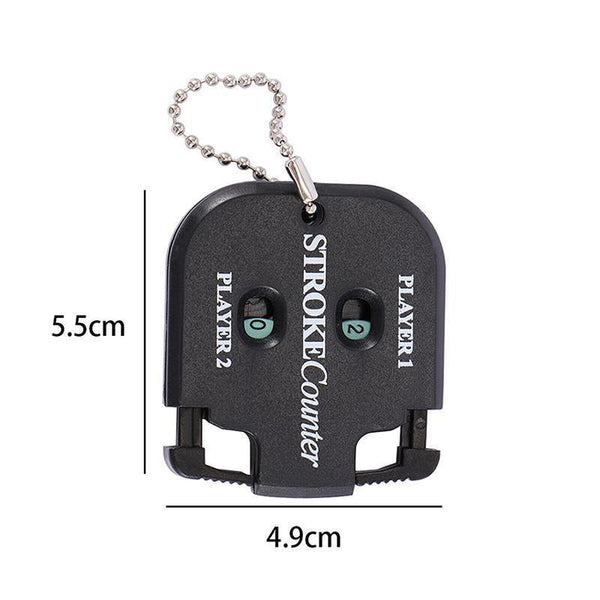 Golf Count Shot Stroke Putt Score Counter Two Digit Scoring Keeper Black Stroke Counters