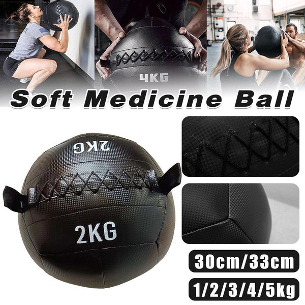 Non Elastic Soft Squat Wall Ball For Solid Gravity And Balance Training Workouts 5Kg Slam Balls