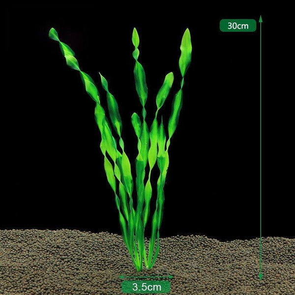 10Pcs Artificial Plants Fish Tank Aquarium Aquatic Simulated Water Grass Decorations