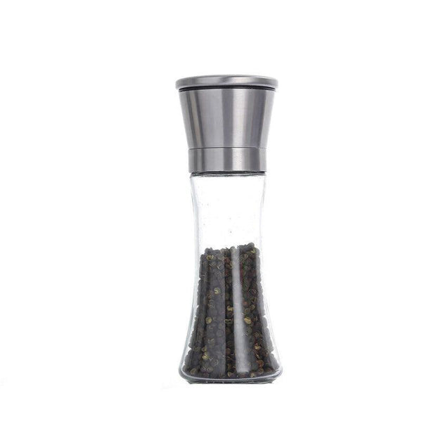 Stainless Steel Manual Salt And Pepper Grinder With Adjustable Ceramic Core 200Ml Salt & Pepper