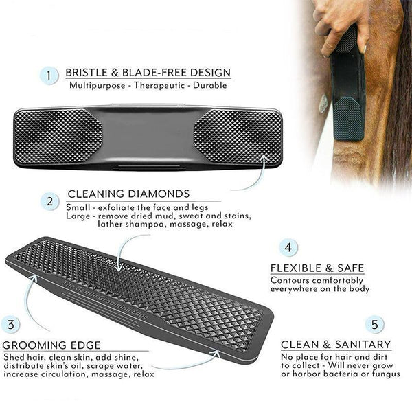 Horses Dogs Grooming Brush 6 In 1 Shedding Massage Kit Neat Pet Comb Horse Grooming Brushes