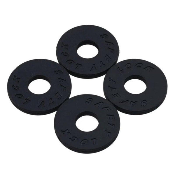 10X Black Guitar Strap Locks Anti Slip For Acoustic Electric & Bass Guitars Guitar Accessories