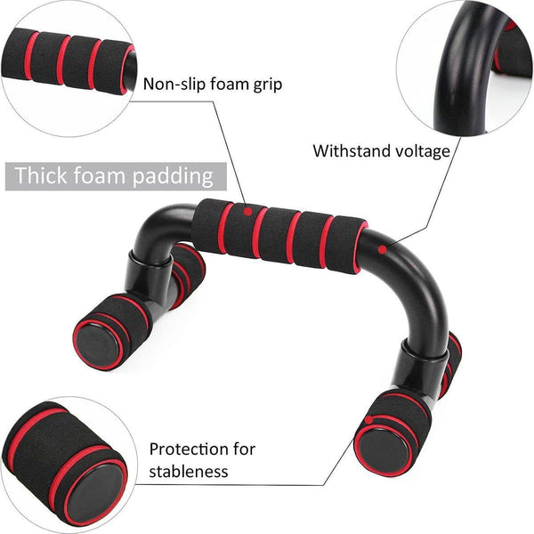 H Shaped Push Up Bars Home Fitness Equipment For Chest Arm Shoulder Training Green Push Up Stands