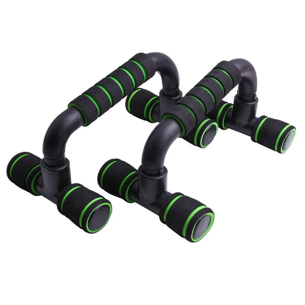H Shaped Push Up Bars Home Fitness Equipment For Chest Arm Shoulder Training Green Push Up Stands