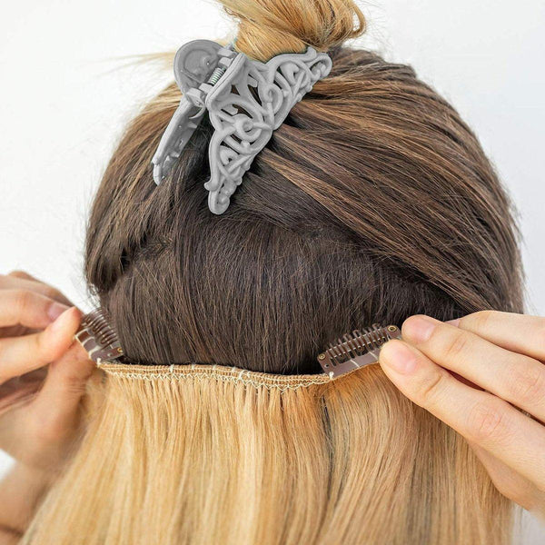30Pcs New Wig Snap Clips For Hair Extension Weft 32Mm All Colors Styling Brown Hair Extensions