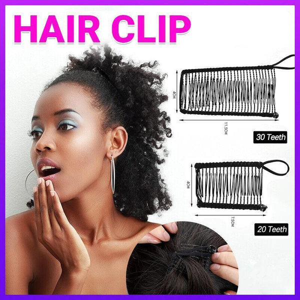 Banana Hair Clip Christmas Claw Accessory Stretchable Comb 30 Teeth Hair Accessories