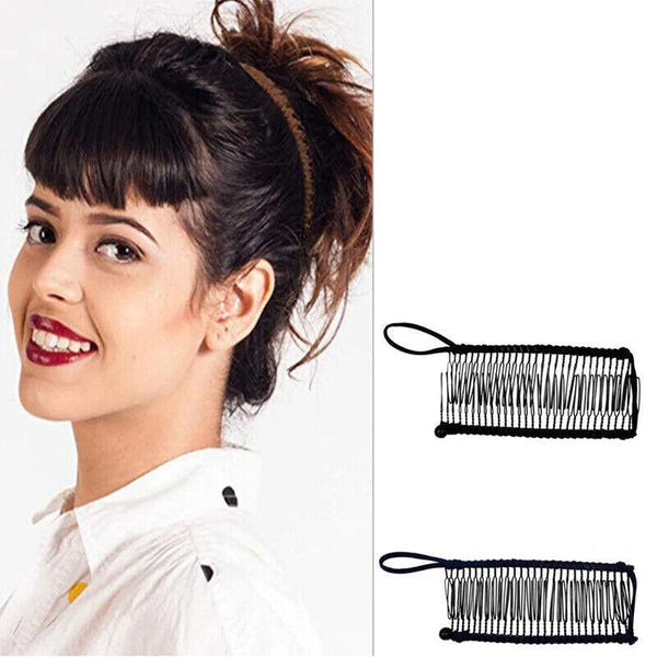 Banana Hair Clip Christmas Claw Accessory Stretchable Comb 30 Teeth Hair Accessories