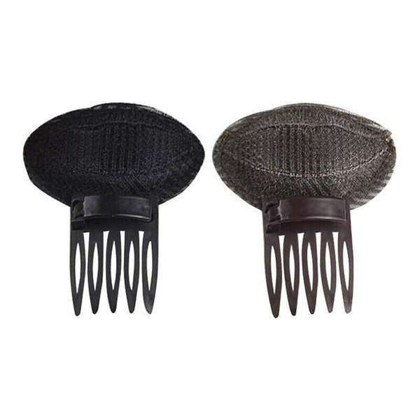 2Pcs Diy Invisible Hair Volume Increase Fluffy Puff Sponge Pad Clip Comb Girls Hair Accessories