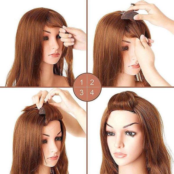 2Pcs Diy Invisible Hair Volume Increase Fluffy Puff Sponge Pad Clip Comb Girls Hair Accessories