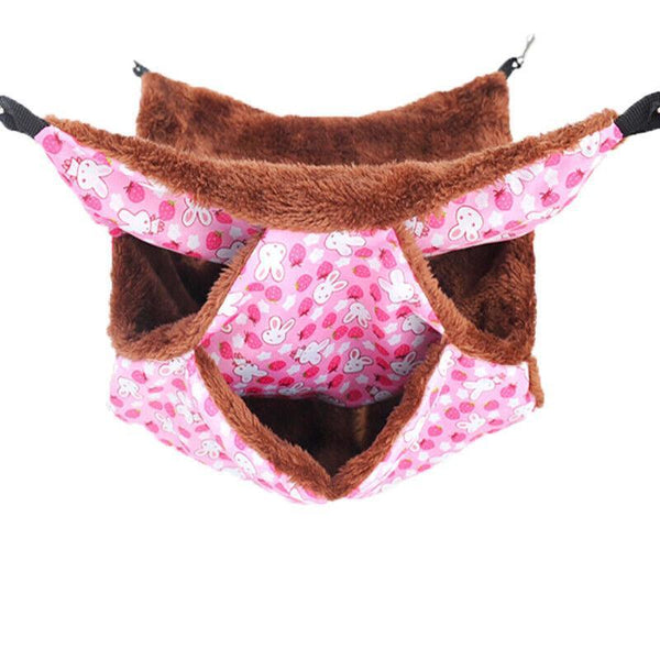 Hanging Hammock Nest Bed For Hamster Guinea Pig Ferret Rat Mice Cage Warmer Toy Green Rabbit Small Animal Supplies