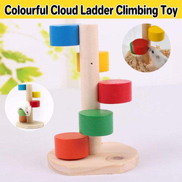 Hamster Toys Colorful Cloud Ladder Climbing Exercise Play Stairs For Cage Small Animal Supplies