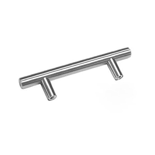 5Pcs Silver Kitchen Cabinet Door Handles Stainless Steel Drawer Pull T Bar 100Mm/64Mm Cabinet Pulls