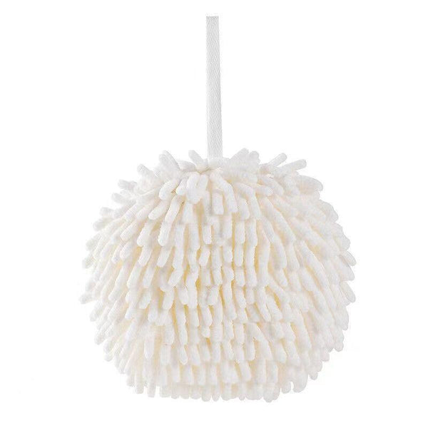 Chenille Hanging Ball Towel For Kitchen Bathroom Hand Drying Absorbent Cloth Towels & Washcloths