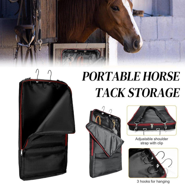 Horse Tack Carry Bag Bridle Halter Pouch Storage Portable Equestrian Hay Nets & Bags