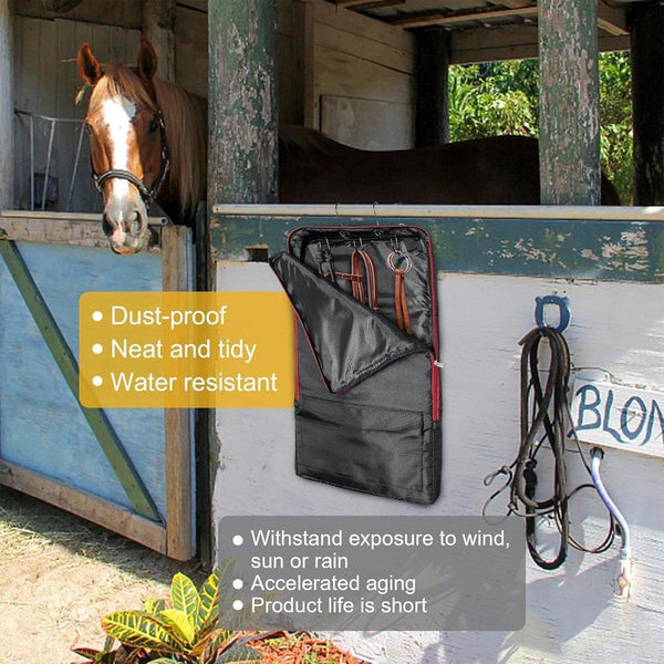 Horse Tack Carry Bag Bridle Halter Pouch Storage Portable Equestrian Hay Nets & Bags