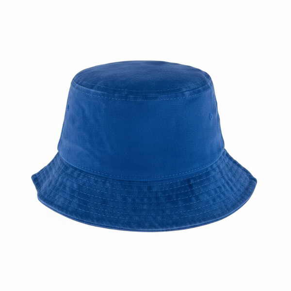 Unisex Men Women Washed Cotton Outdoor Camping Sports Bucket Fisherman Blue 2 Hats