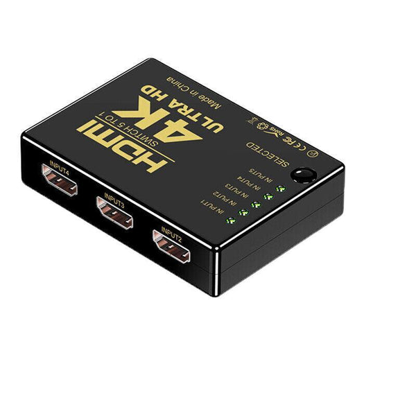 Hdmi Switch Splitter 3 In 1 5 Or 2 1080P 4K Manual Remote Options Ir Power Cables & Connectors