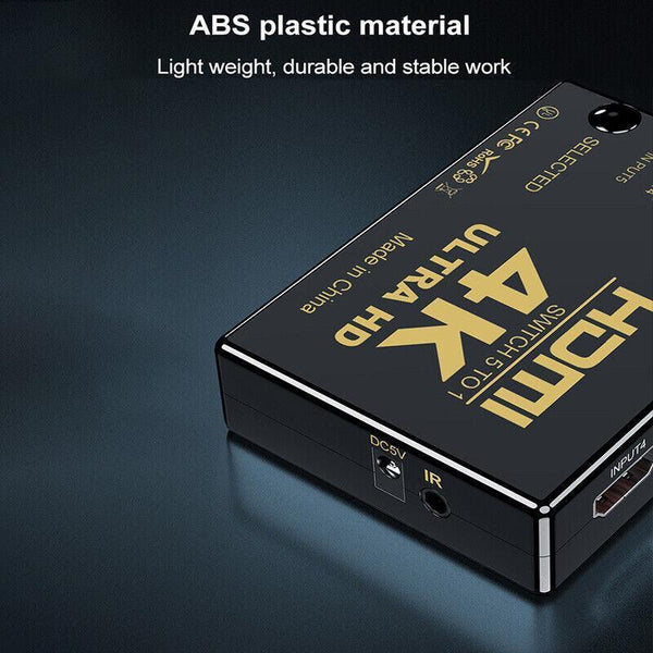 Hdmi Switch Splitter 3 In 1 4K Manual Splitters & Combiners