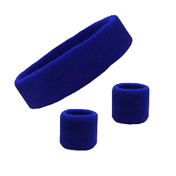 Wristbands Headband Sweatbands Band For Sport Tennis Badminton Yoga Cotton Wristbands & Headbands
