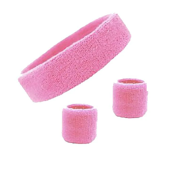Wristbands Headband Sweatbands Band For Sport Tennis Badminton Yoga Cotton Wristbands & Headbands