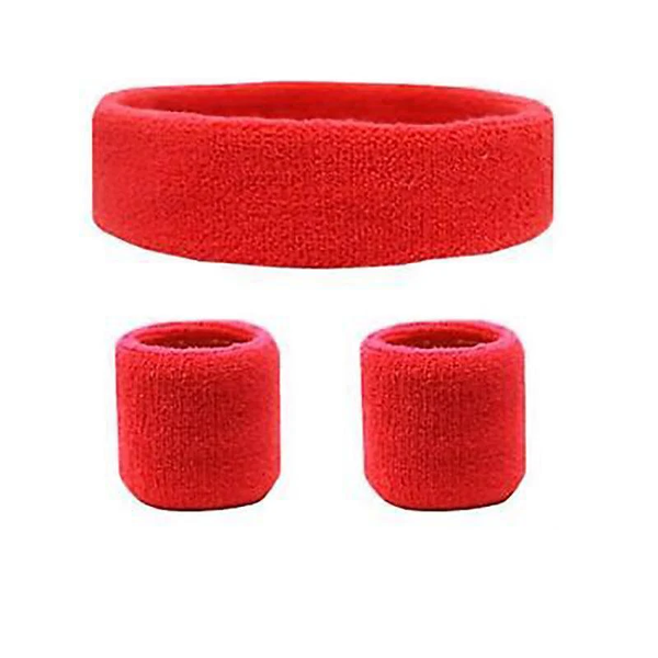 Wristbands Headband Sweatbands Band For Sport Tennis Badminton Yoga Cotton Wristbands & Headbands