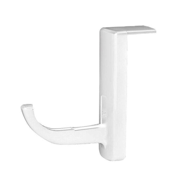 Universal Headphone Hook Desk Edge Mount Adhesive Headset Holder White Mounts & Holders