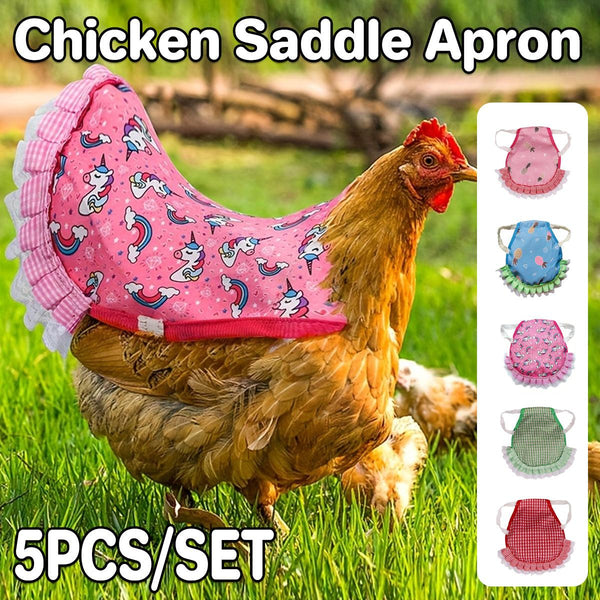 5Pcs Pet Feather Protector Hen Apron Poultry Protection For Chickens Birds Small Animal Supplies