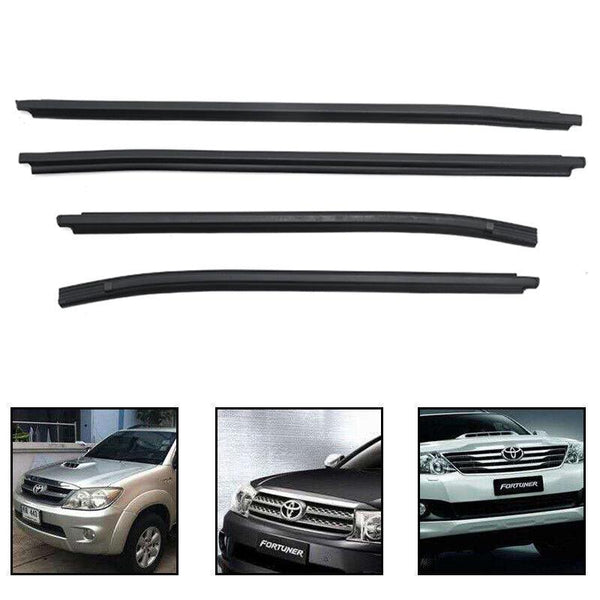 05 15 Toyota Hilux Double Cab Window Seals Rubber Weather Strip Windows
