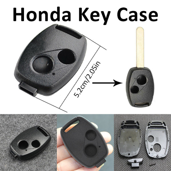 Honda 2 Button Key Shell Replacement Case For Accord Civic Crv Jazz Odyssey Car Keys Fobs & Remotes