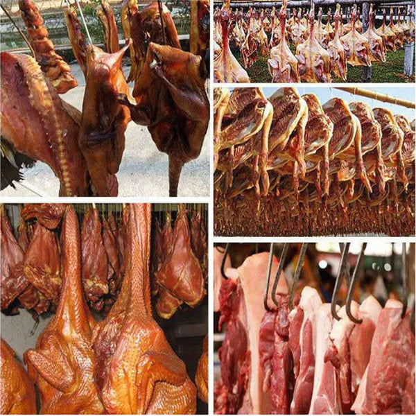 10Pcs Steel Meat Hooks For Beef Pork Lamb Roast Duck Bbq Grill Oven Hanging Parts & Accessories