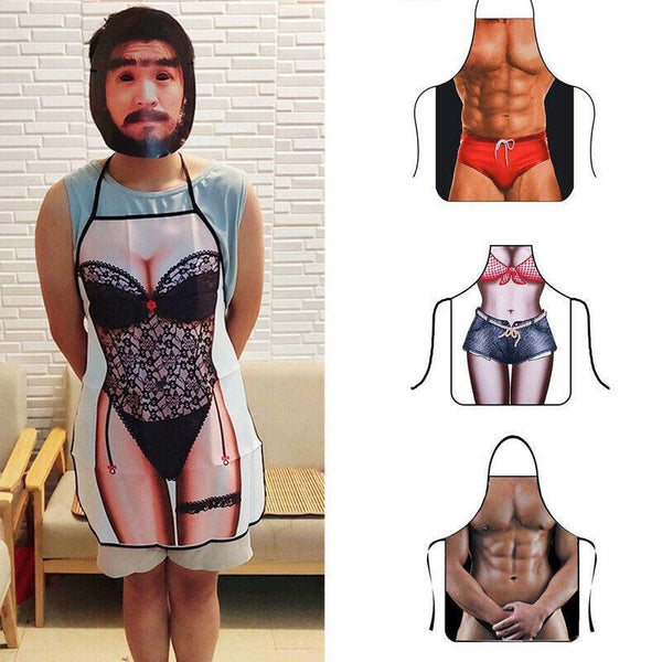 Funny Adult Men Women Novelty Party Game Cooking Kitchen Bbq Baking Hot Pants Girl Aprons