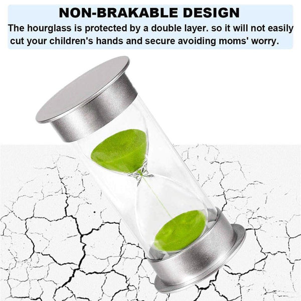 10/15/30 Minute Hourglass Timer Sand For Home Office And Classroom Use Yellow 10Min Timers