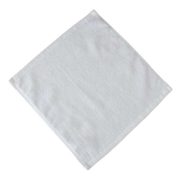 6Pcs Hotel Cotton Face Towel White Soft Square Cloth Beauty Salon Ktv Thick Wash 35X35cm Patternless 70G Towels & Washcloths