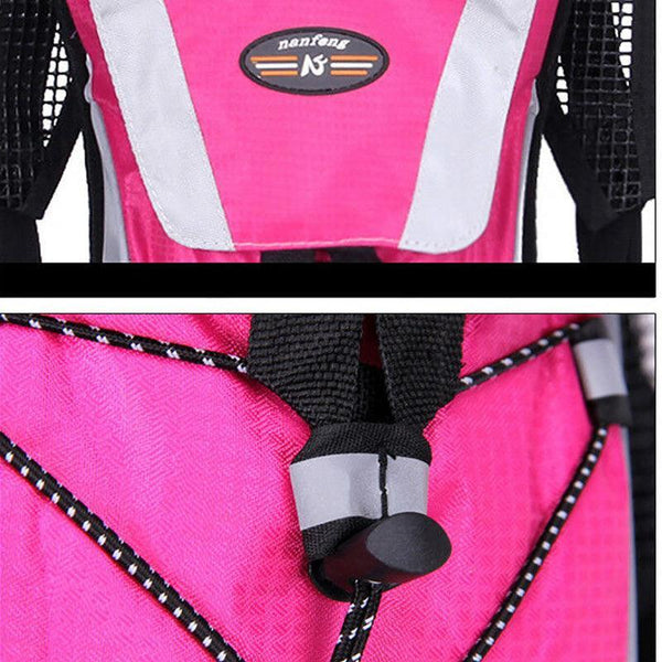 Hydration Pack Backpack Bag With 2L Water Bladder For Hiking Camping Cycling Running Black Hydration Packs