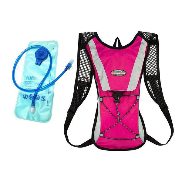 Hydration Pack Backpack Bag With 2L Water Bladder For Hiking Camping Cycling Running Black Hydration Packs