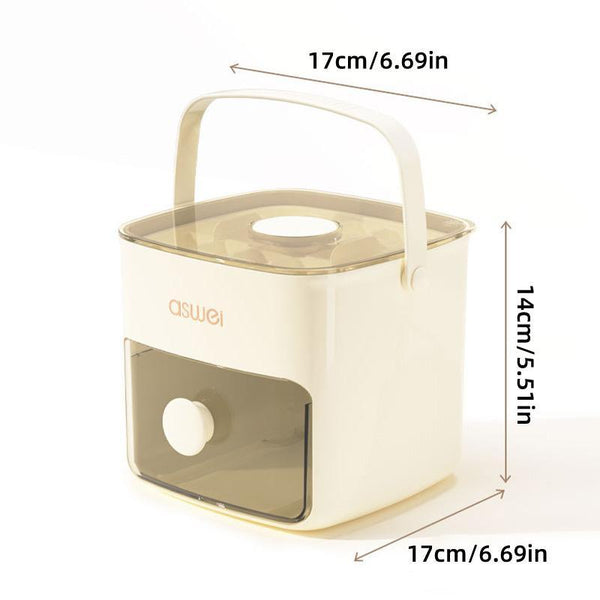 Ice Compartment Cube Mold Plastic Making Box And Holder Ice Cubes Trays & Moulds