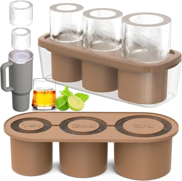 Silicone Ice Cube Tray For 20Oz 30Oz 40Oz Tumbler Easy Release Reusable Mold Ice Cubes Trays & Moulds