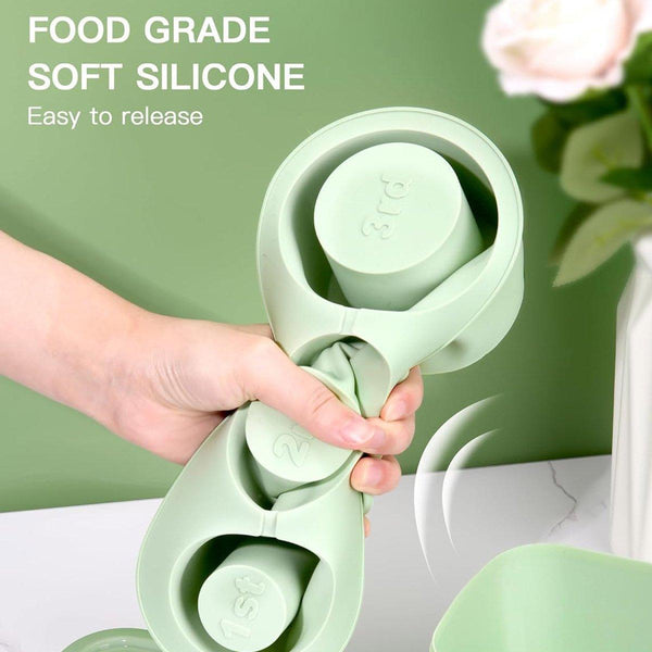 Silicone Ice Cube Tray For 20Oz 30Oz 40Oz Tumbler Easy Release Reusable Mold Yellow Ice Cubes Trays & Moulds