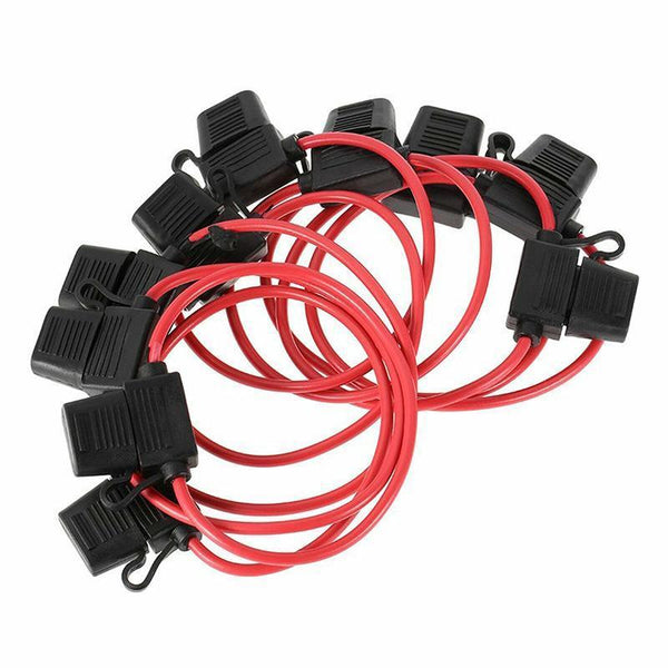 10Pcs 12V 40A Waterproof Blade Inline Fuse Holder Wiring & Fuses