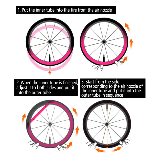 Road Mountain Bike Inner Tubes Butyl Bicycle For Repair Tyre Accessories